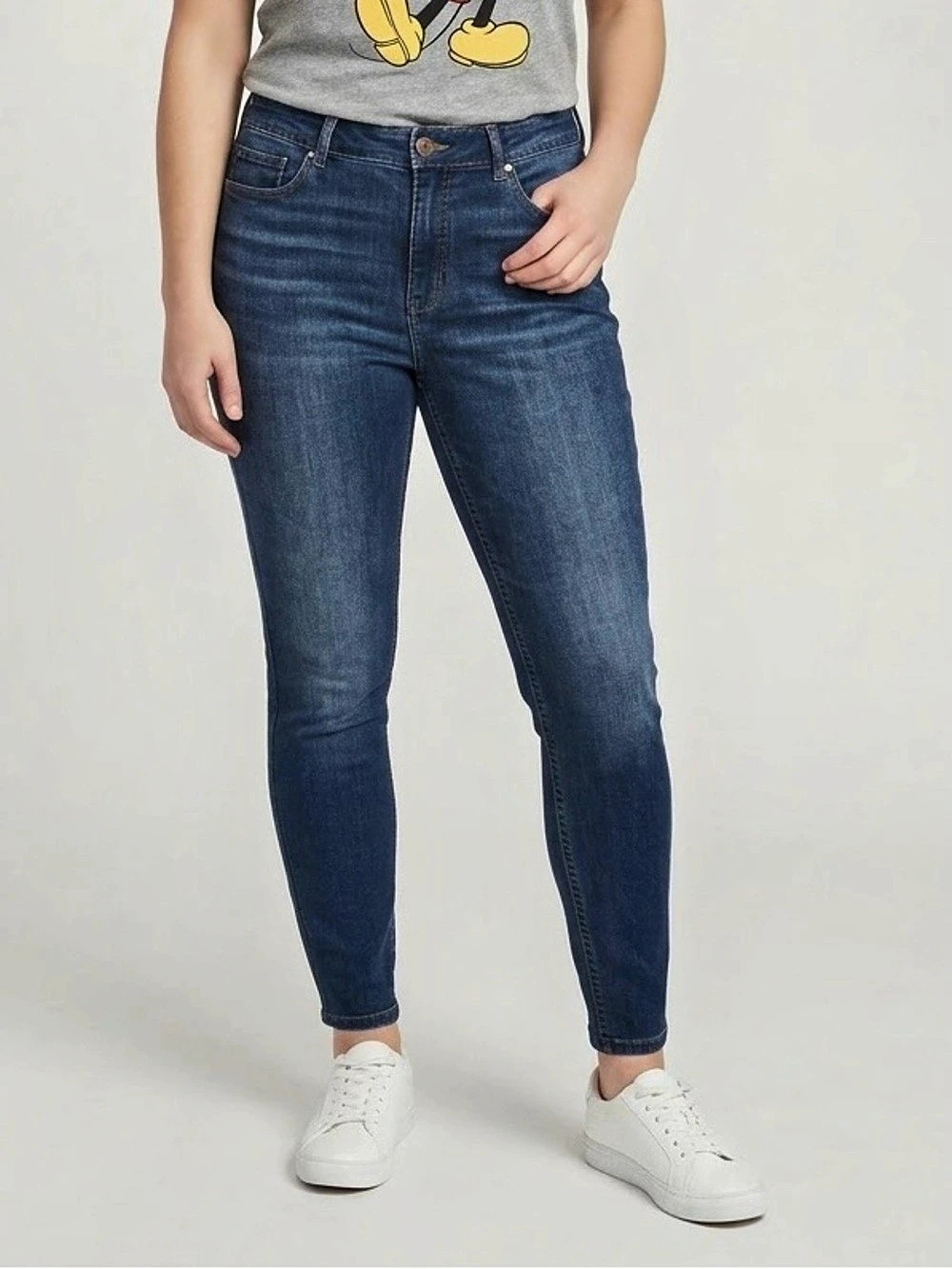 White House Black Market The Skinny Ankle Skinny Jeans, Blue, Waist 10